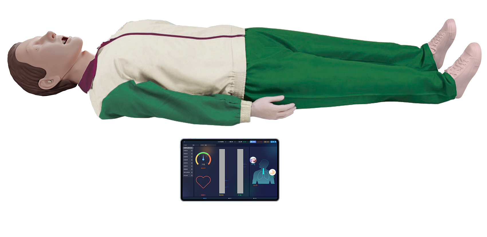 MJ205 全身心肺复苏训练考核系统(气管插管）